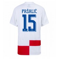 Stroje piłkarskie Chorwacja Mario Pasalic #15 Koszulka Podstawowej ME 2024 Krótki Rękaw